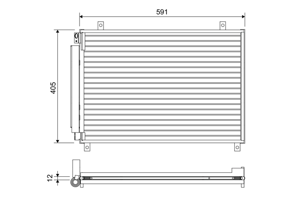 Condenser, air conditioning