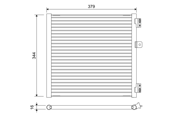 Condenser, air conditioning