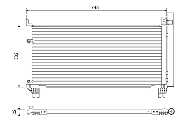 Condenser, air conditioning