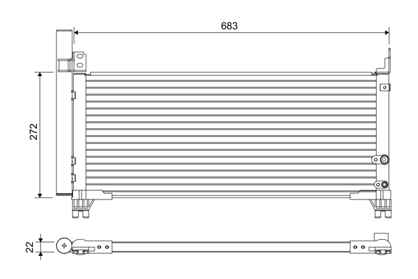 Condenser, air conditioning