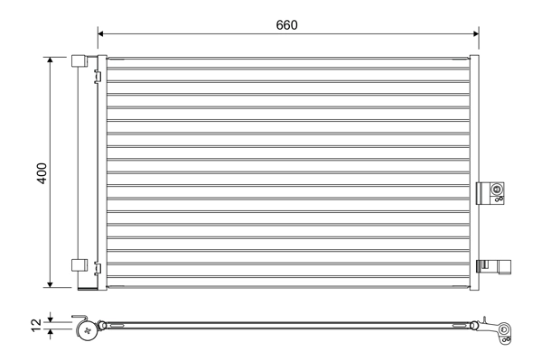 Condenser, air conditioning