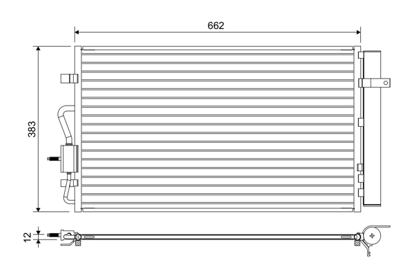 Condenser, air conditioning
