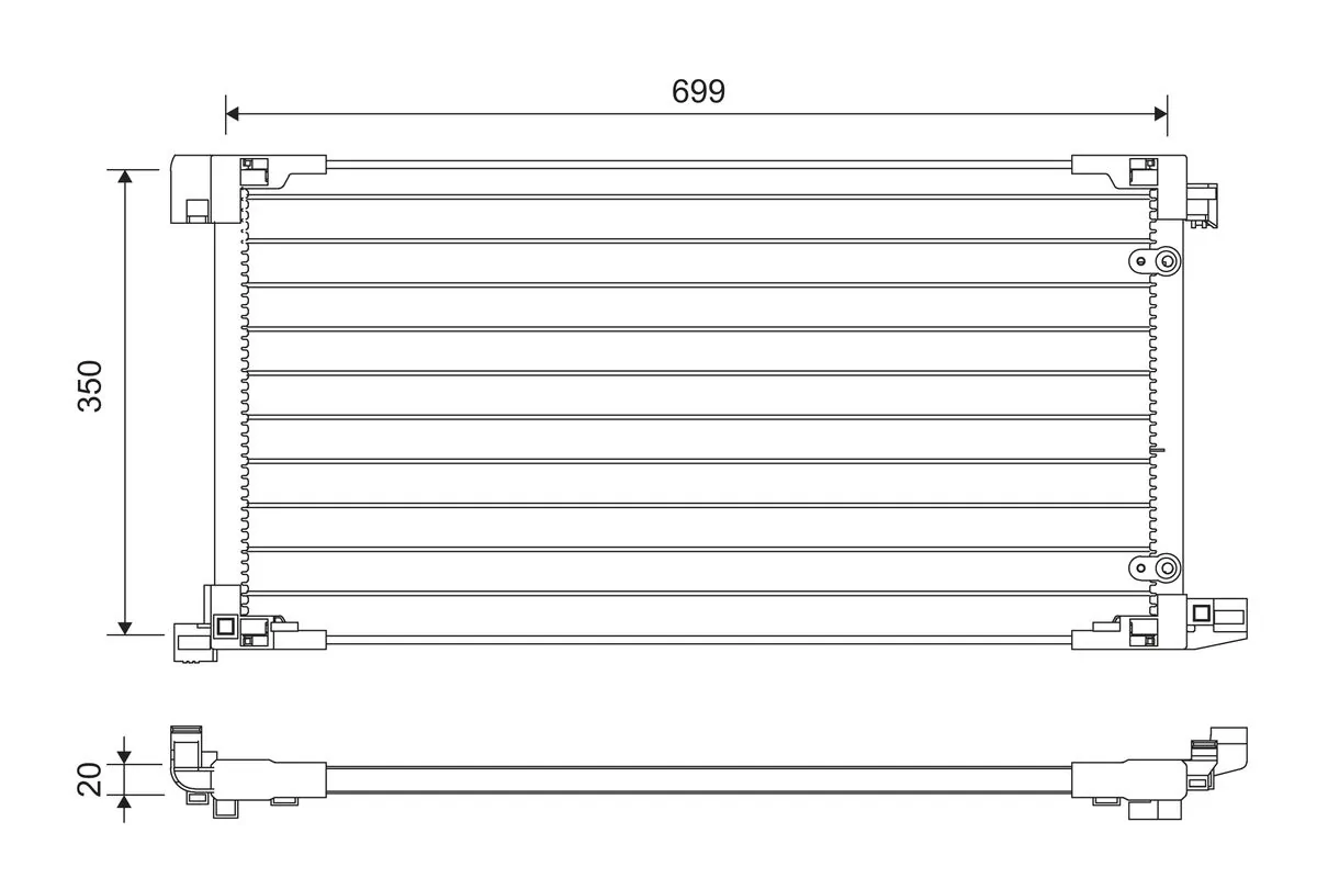 Condenser, air conditioning