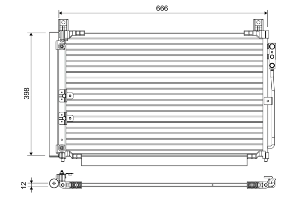Condenser, air conditioning