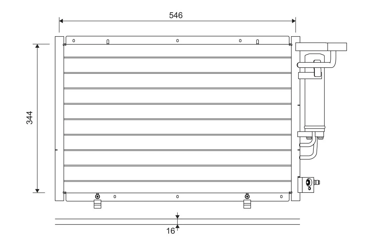 Condenser, air conditioning
