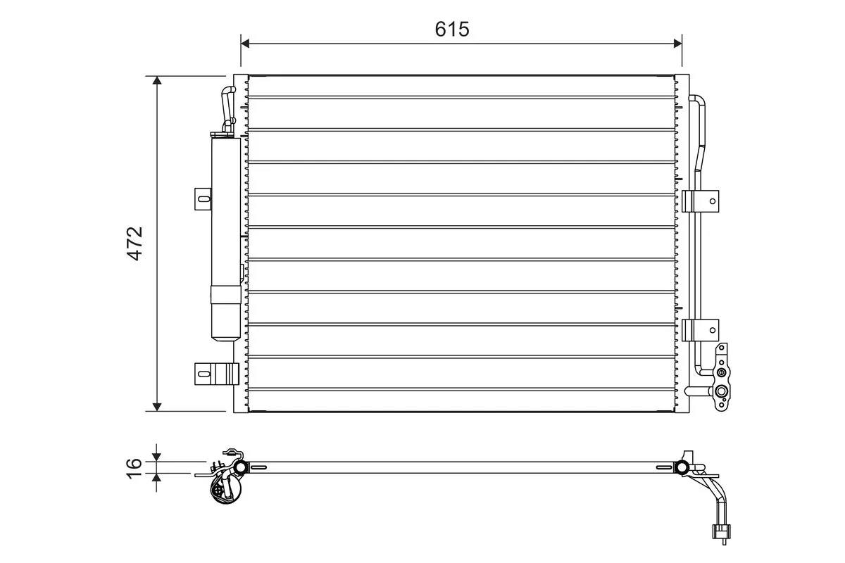 Condenser, air conditioning