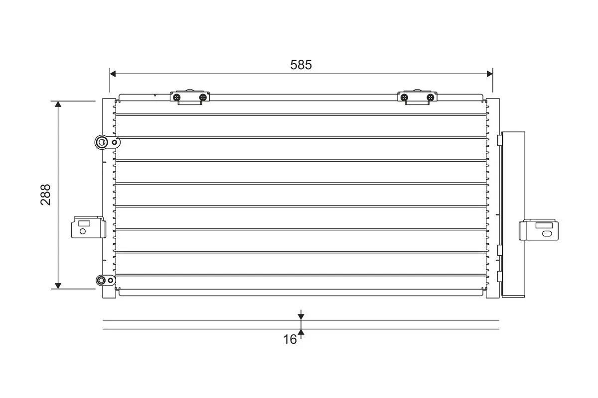 Condenser, air conditioning