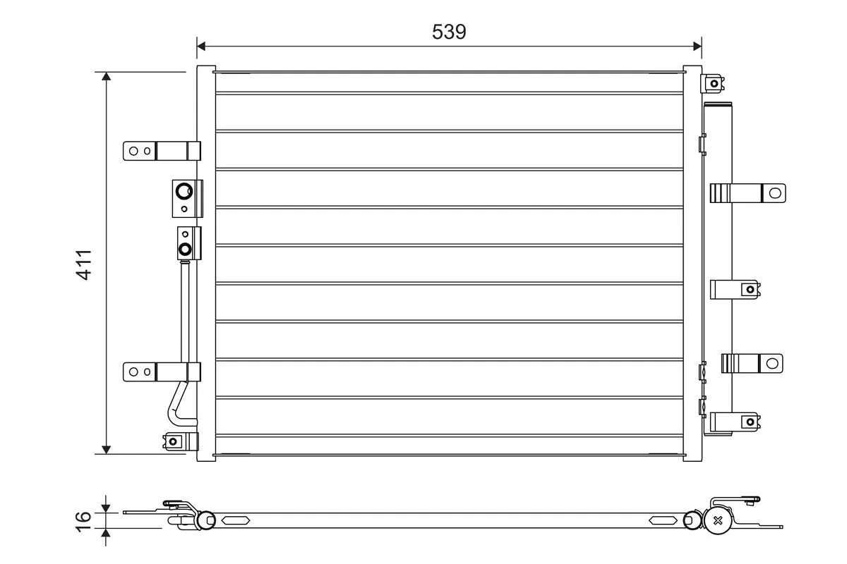 Condenser, air conditioning