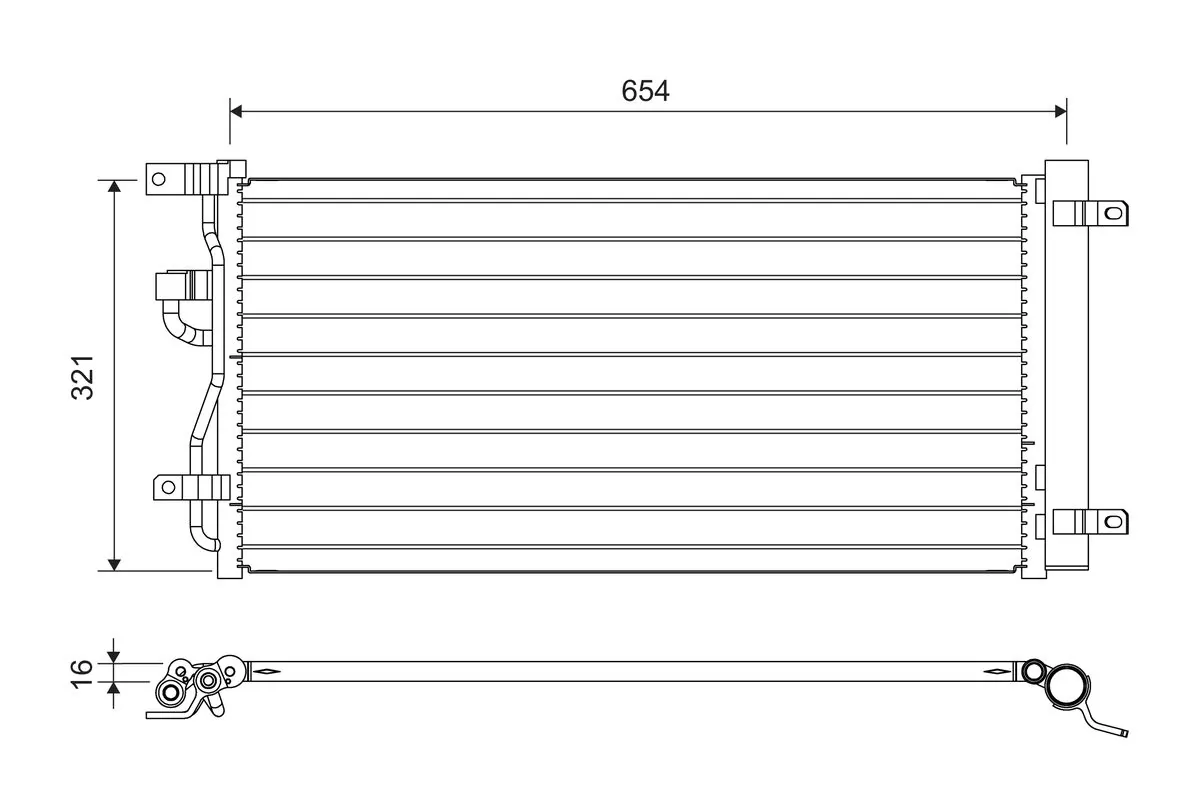 Condenser, air conditioning
