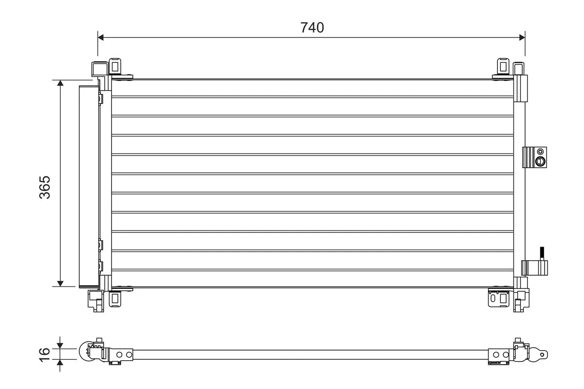 Condenser, air conditioning