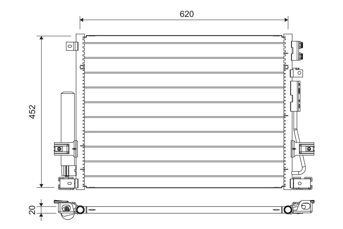 Condenser, air conditioning