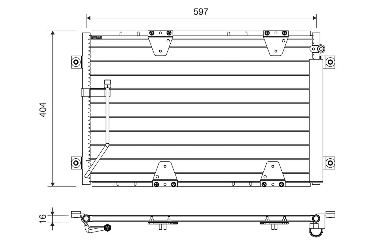 Condenser, air conditioning