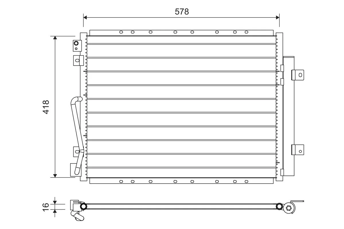 Condenser, air conditioning