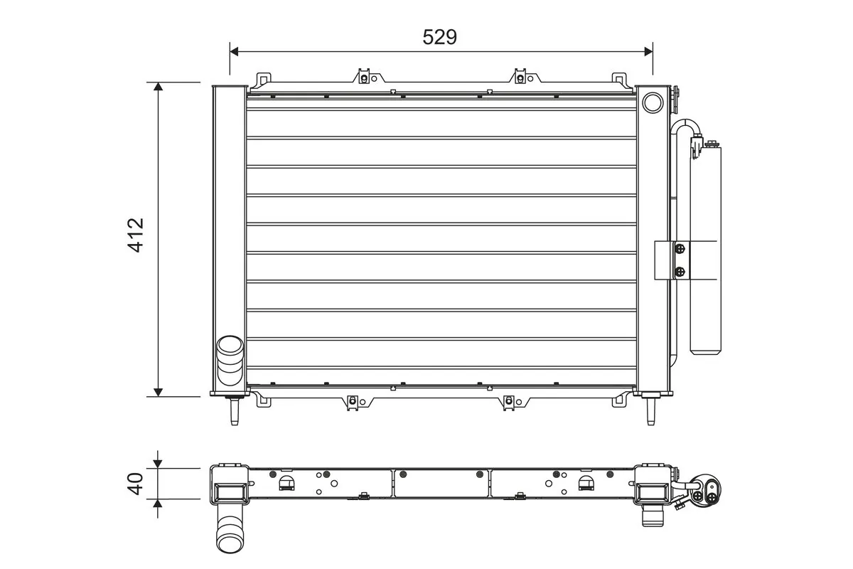 Condenser, air conditioning