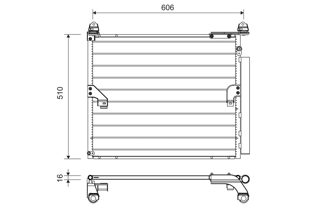 Condenser, air conditioning