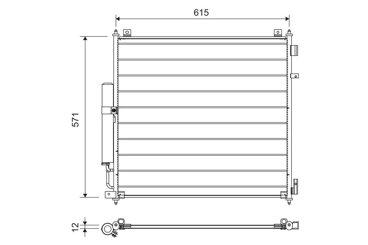Condenser, air conditioning