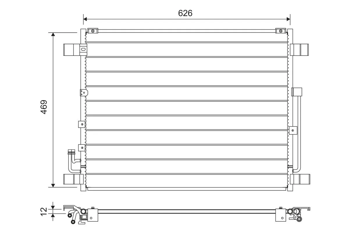 Condenser, air conditioning
