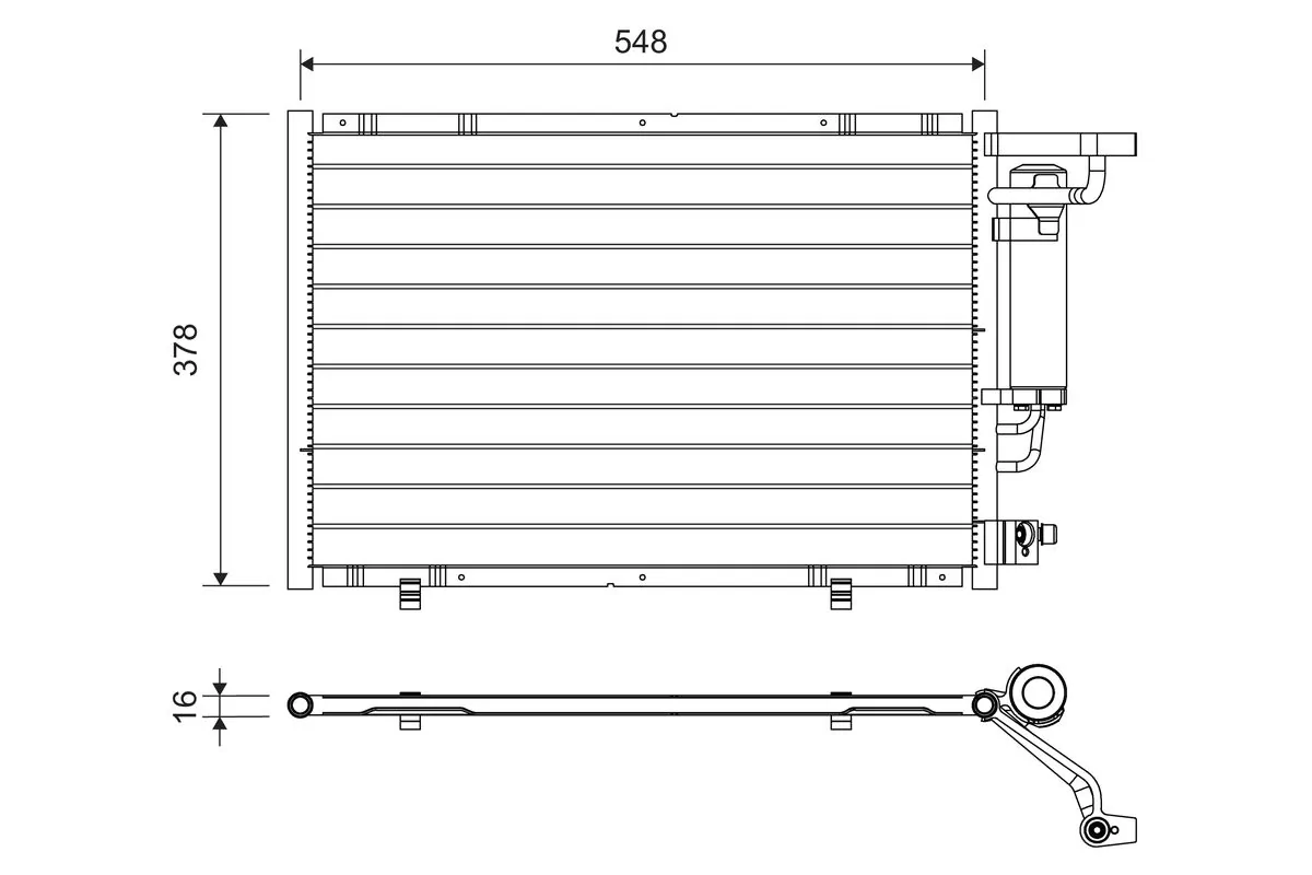 Condenser, air conditioning