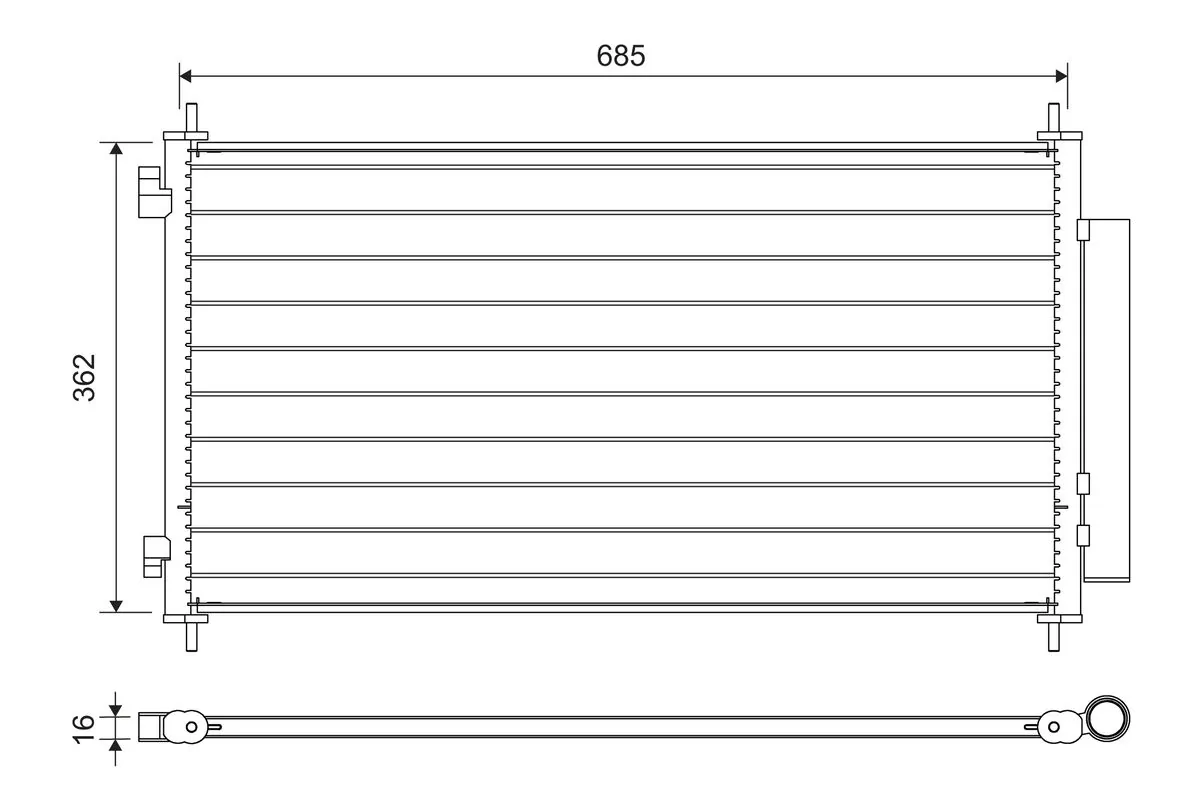 Condenser, air conditioning