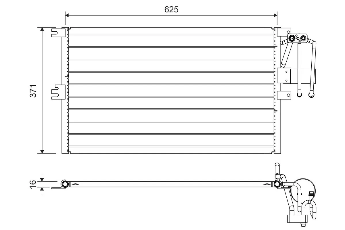 Condenser, air conditioning