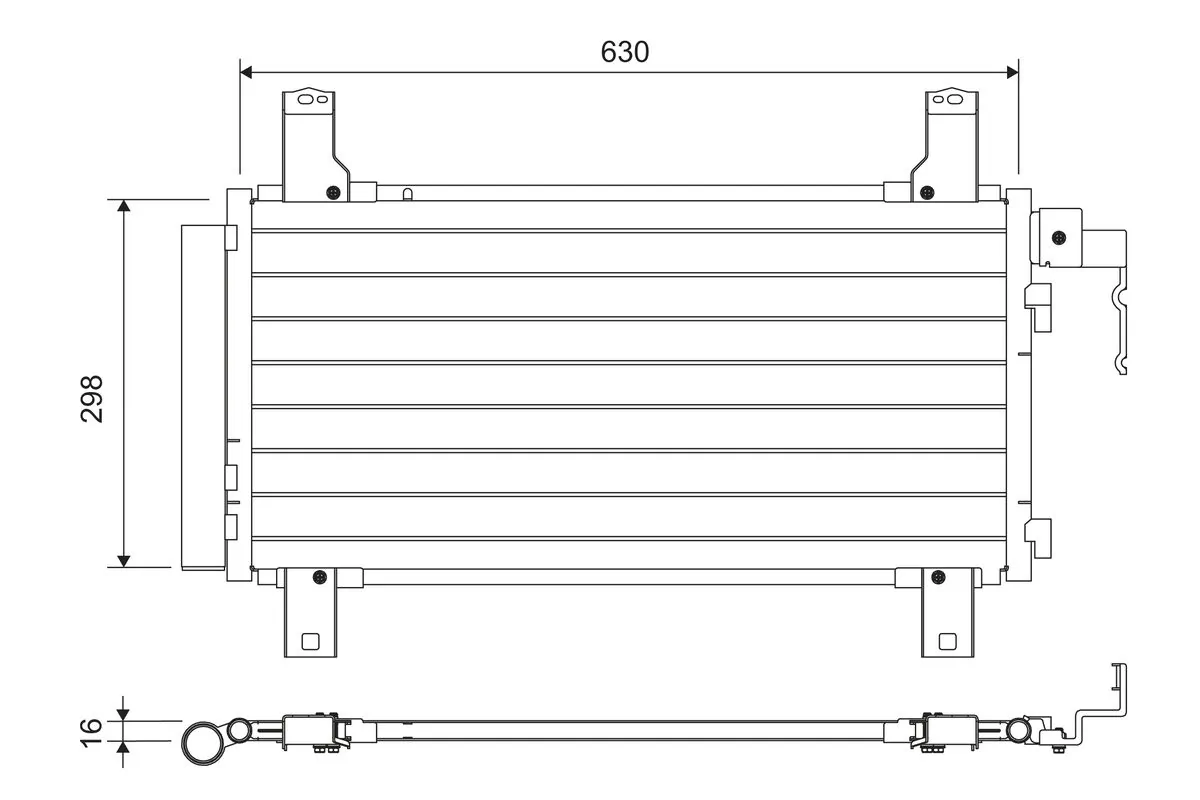 Condenser, air conditioning