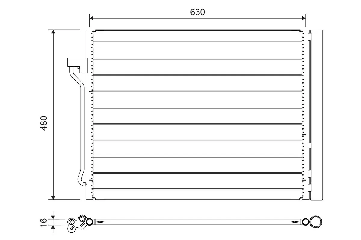 Condenser, air conditioning