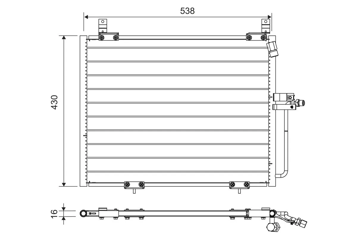 Condenser, air conditioning
