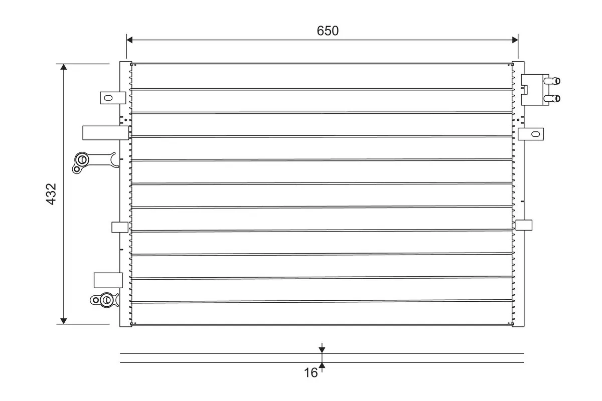 Condenser, air conditioning