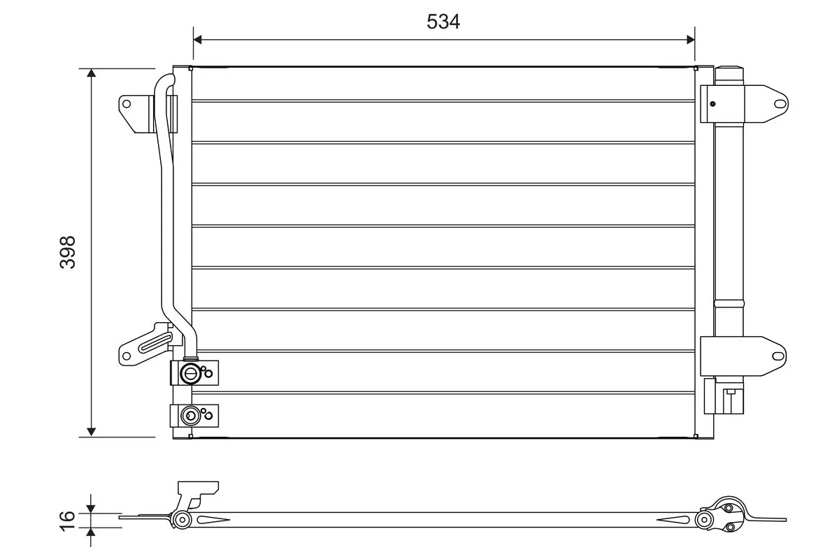 Condenser, air conditioning