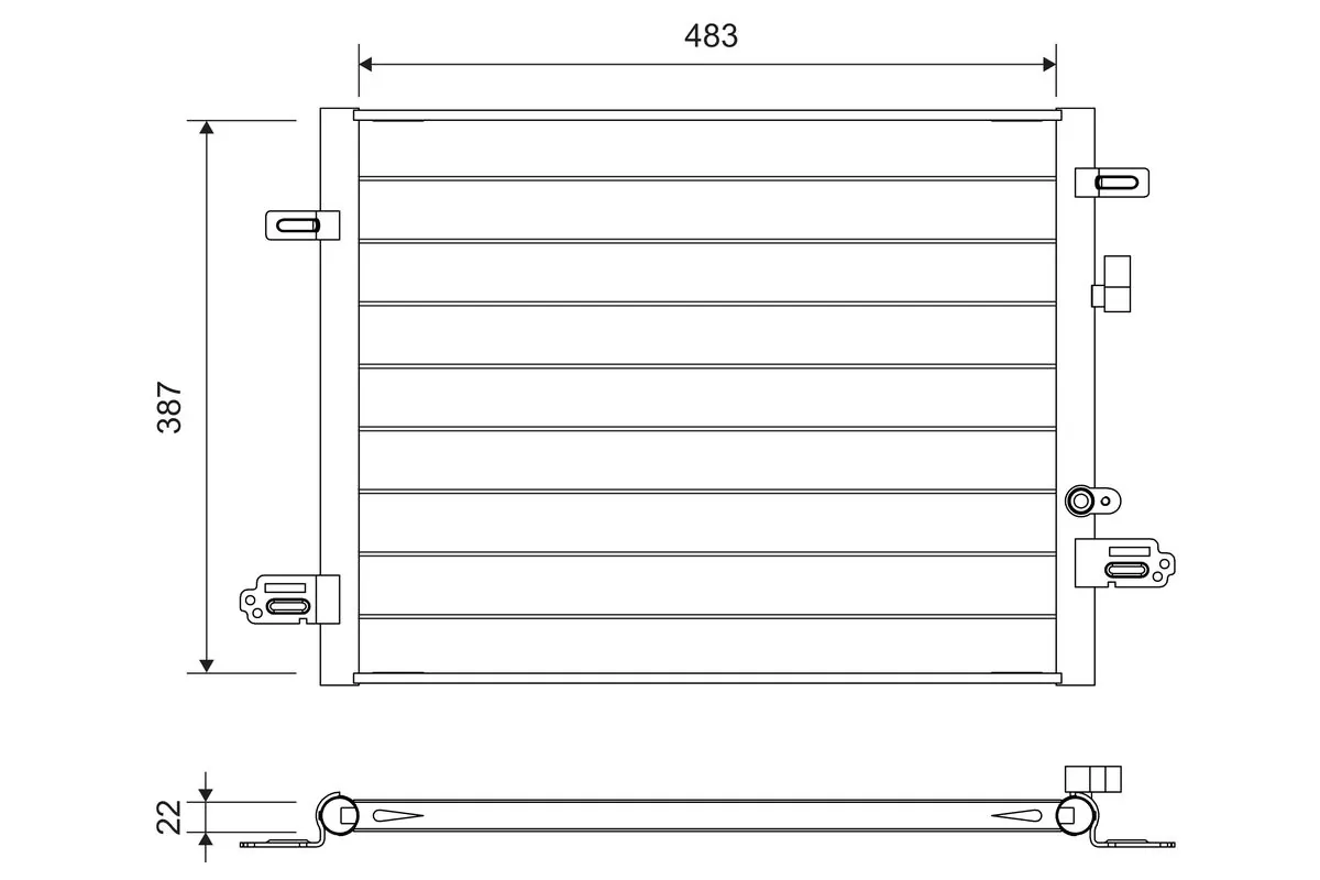 Condenser, air conditioning