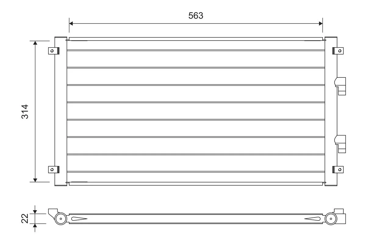 Condenser, air conditioning