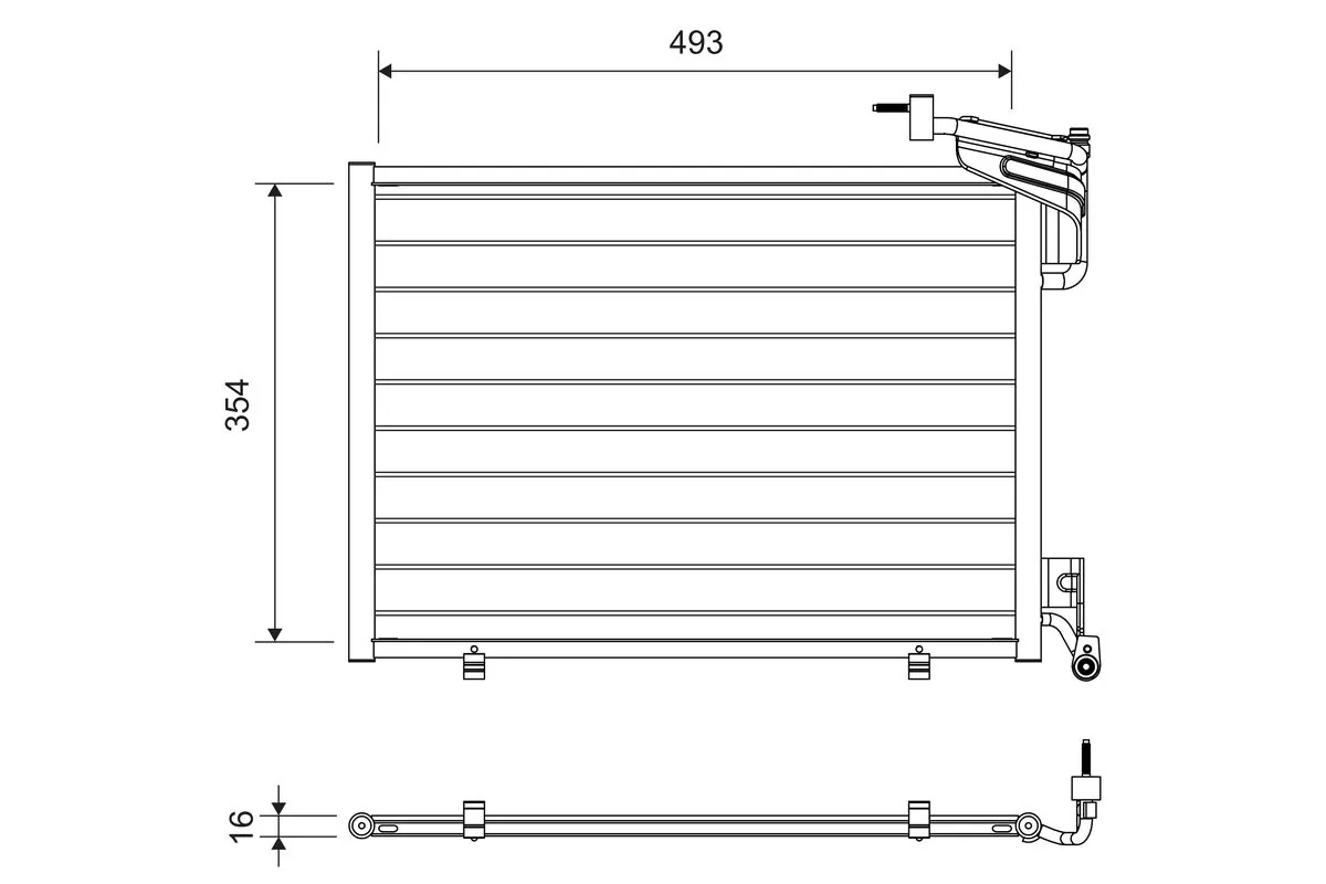 Condenser, air conditioning