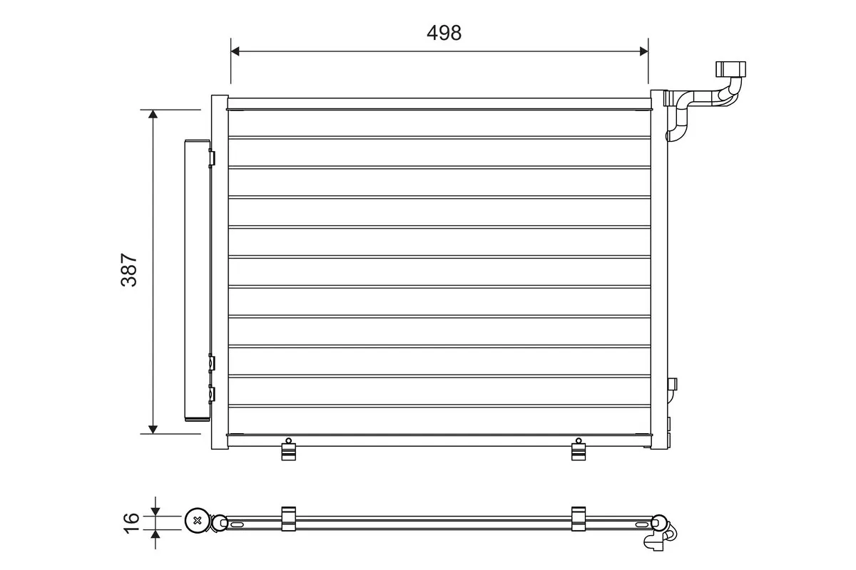 Condenser, air conditioning