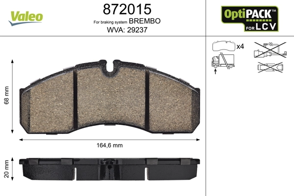 Brake Pad Set, disc brake