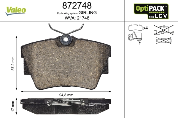 Brake Pad Set, disc brake