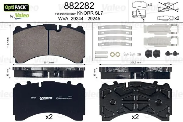 Brake Pad Set, disc brake