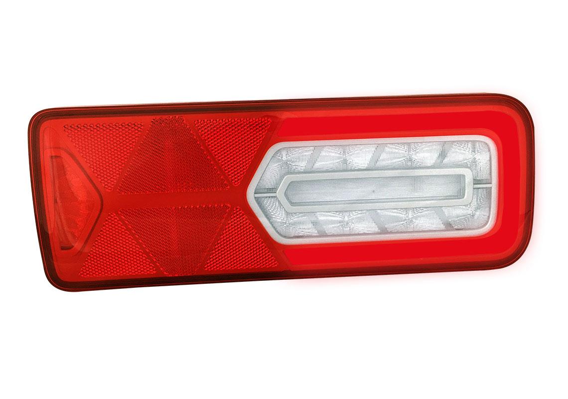 LED tail lamp LC12 LED, 24V, right AMP 1.5-7pin