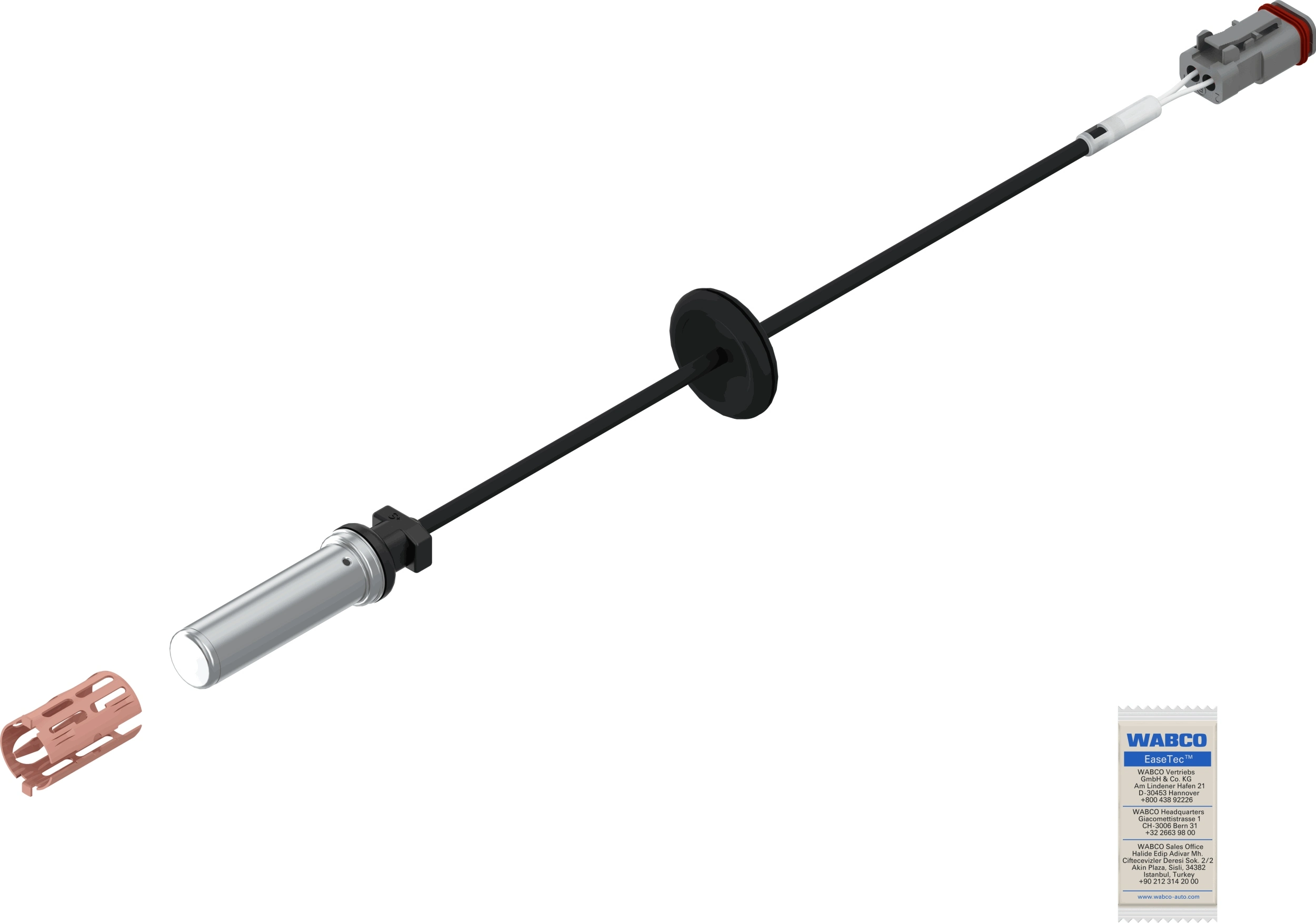Sensor, wheel speed