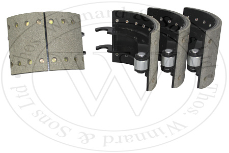 Brake shoe kit GIGANT 300x200 set-4 pcs with linings