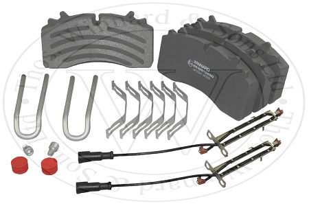 Brake pads (1axle) WABCO MAXXUS 22