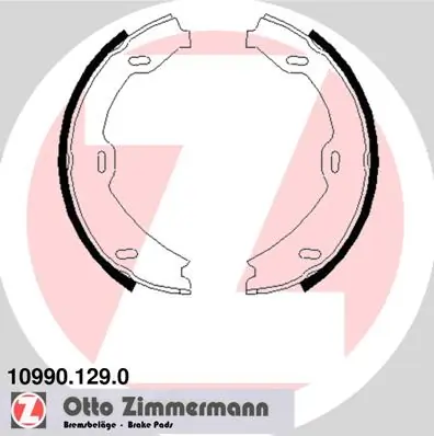 Brake Shoe Set, parking brake