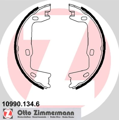 Brake Shoe Set, parking brake