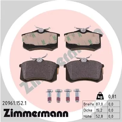 Brake Pad Set, disc brake