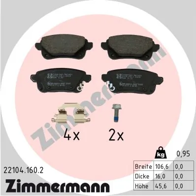 Brake Pad Set, disc brake