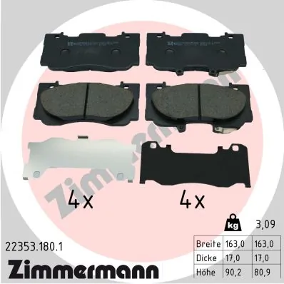 Brake Pad Set, disc brake