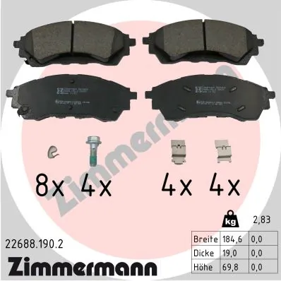 Brake Pad Set, disc brake