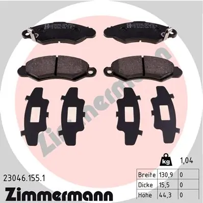 Brake Pad Set, disc brake
