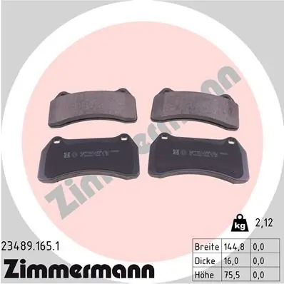 Brake Pad Set, disc brake