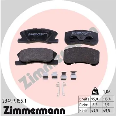 Brake Pad Set, disc brake