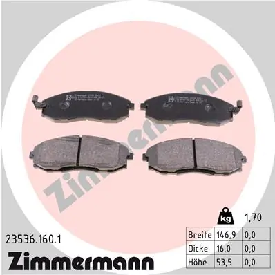 Brake Pad Set, disc brake